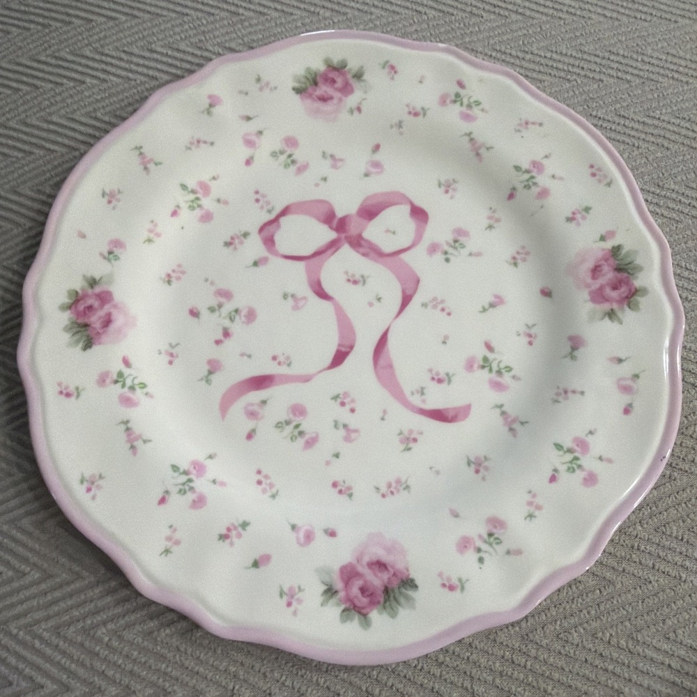 LoveShackFancy x Pottery Barn Valentines Charger Plate Melamine 11"